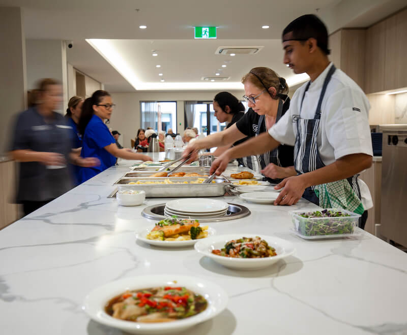 Aged Care Food Catering Meal Preparation by Local Chefs